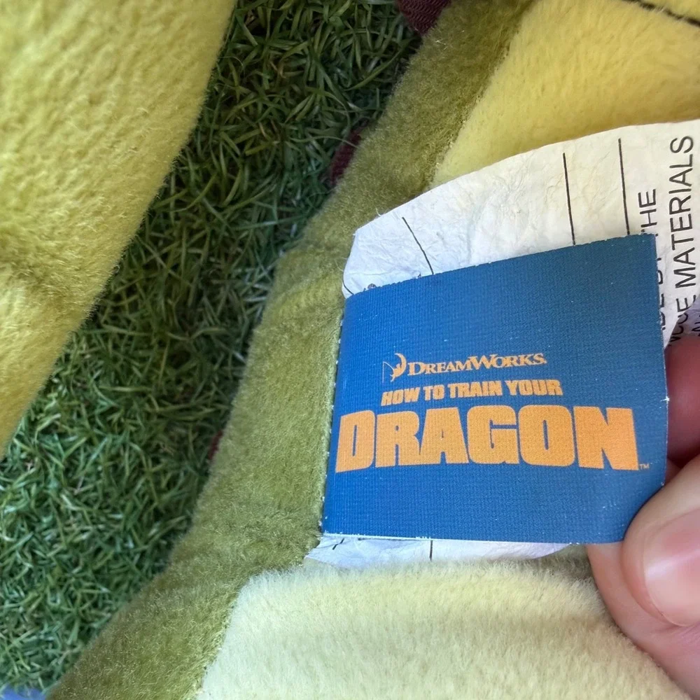 Vtg DreamWorks How To Train Your Dragon Barf and Belch Zippleback Plush Large